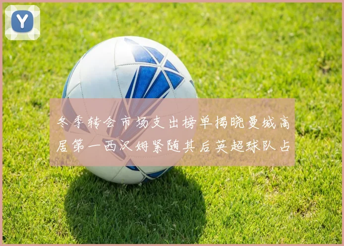 冬季转会市场支出榜单揭晓曼城高居第一西汉姆紧随其后英超球队占据五席